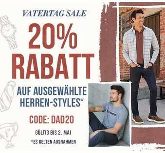 SKECHERS Vatertag Sale: 20 % Rabatt auf ausgewählte Styles (Schuhe, Sandalen, Kleidung)