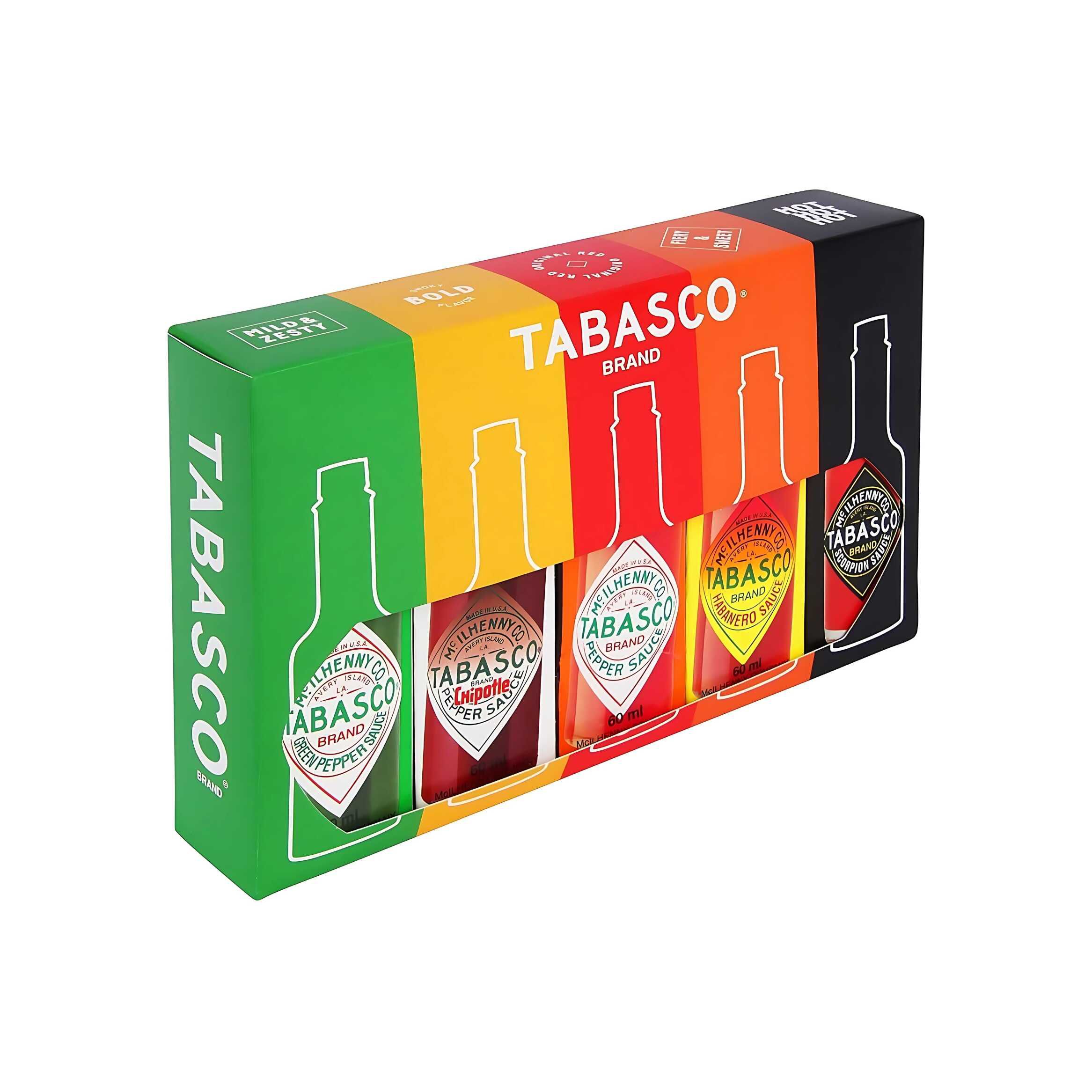 TABASCO Geschenkset 5×60 ml – 9,98 € statt 24,95 € (+8,95 € VSK)