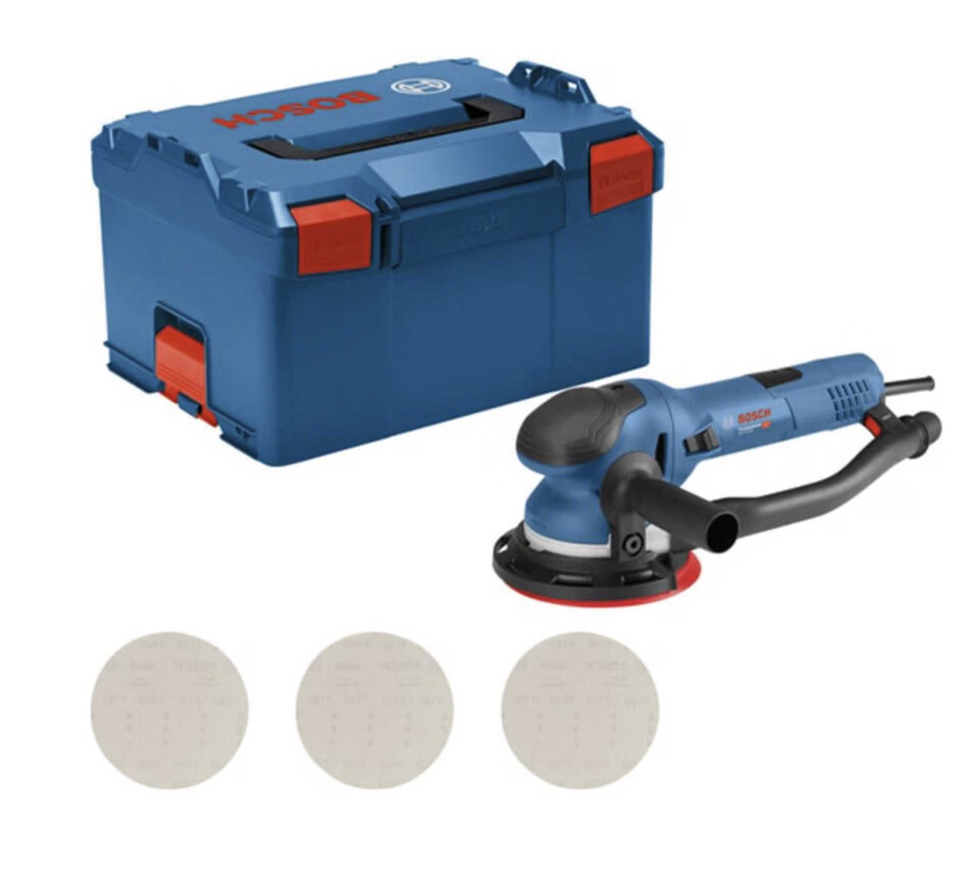 Bosch Exzenterschleifer GET 75-150 (750 W, Schleifteller-Ø: 150 mm) in L-BOXX für 310€ statt 358,99€ Bosch Exzenterschleifer GET 75 150 (750 W, Schleifteller Ø: 150 mm) in L BOXX für 310€ statt 358,99€
