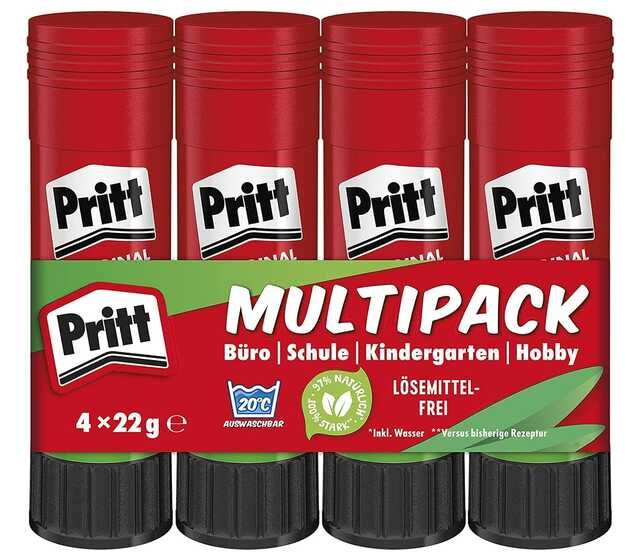 [Prime Spar Abo] Pritt Klebestift, 4x22g   3,79€ statt 9,64€