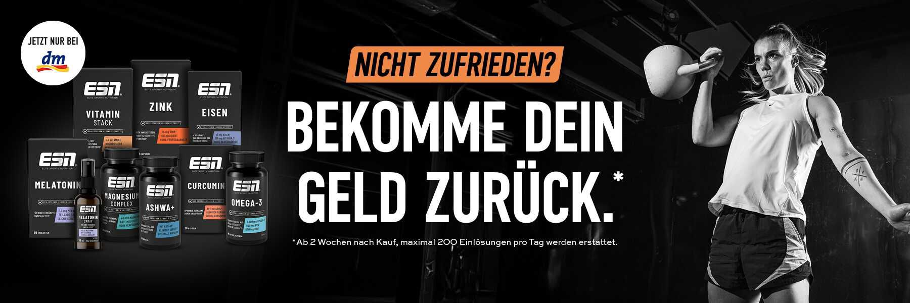 ESN Produkt: Zufrieden oder Geld zurück (nur bei dm!)
