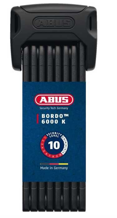 ABUS Faltschloss Bordo 6000K mit SH Schlosshalter   61,04€ statt 79,61€
