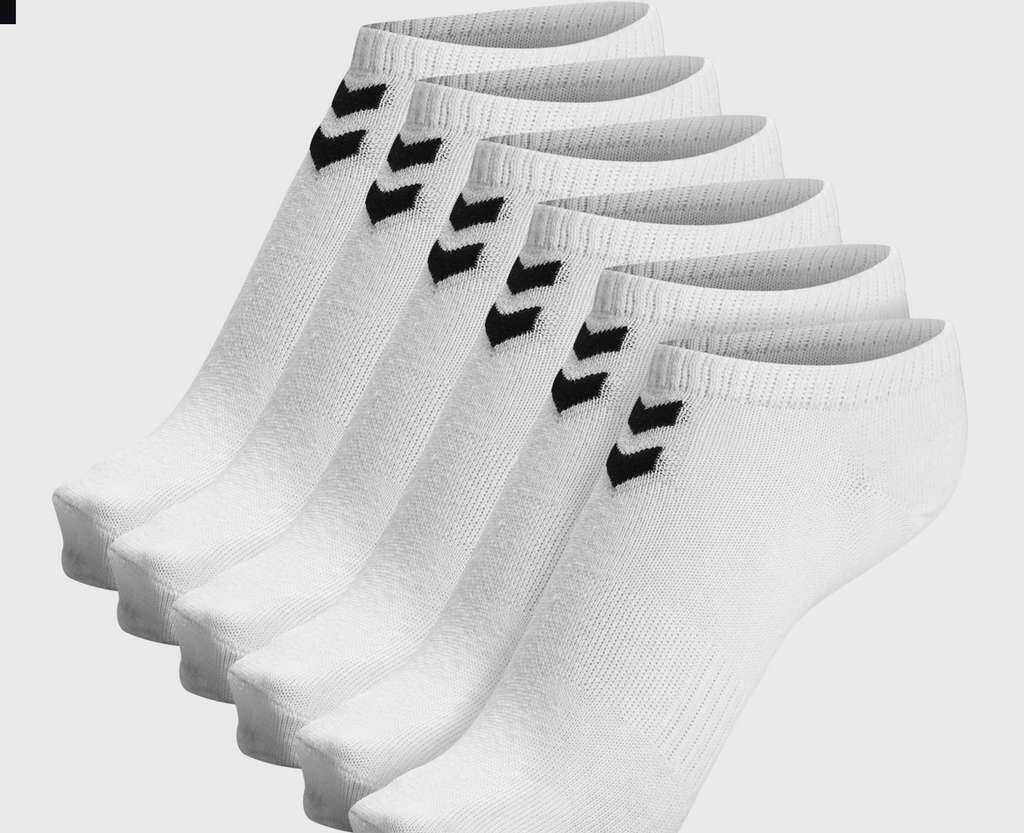 Hummel Socken 24er Pack Baumwolle weiß für 25,89 EUR (41 45) / 1,07 EUR pro Socken