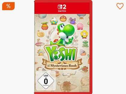 Yoshi and the Mysterious Book   Nintendo Switch 2  > Müller Abholung 47,99€ statt 54,99€