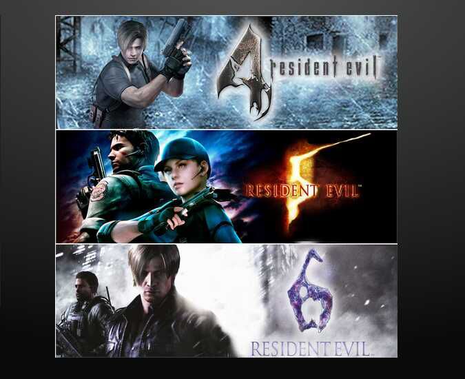 Resident Evil Triple Bundle Pack (4 + 5 + 6) für 12,49€ statt 49,99€