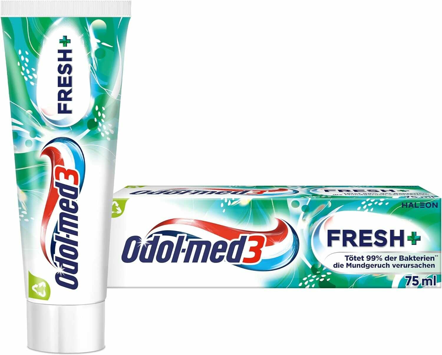Odol-med3 Fresh+ Zahnpasta 1,43€ statt 1,95€ Odol med3 Fresh+ Zahnpasta 1,43€ statt 1,95€