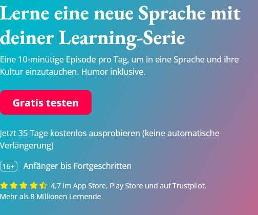 Gymglish Sprachkurs für 35 Tage kostenlos   ohne automatische Verlängerung!