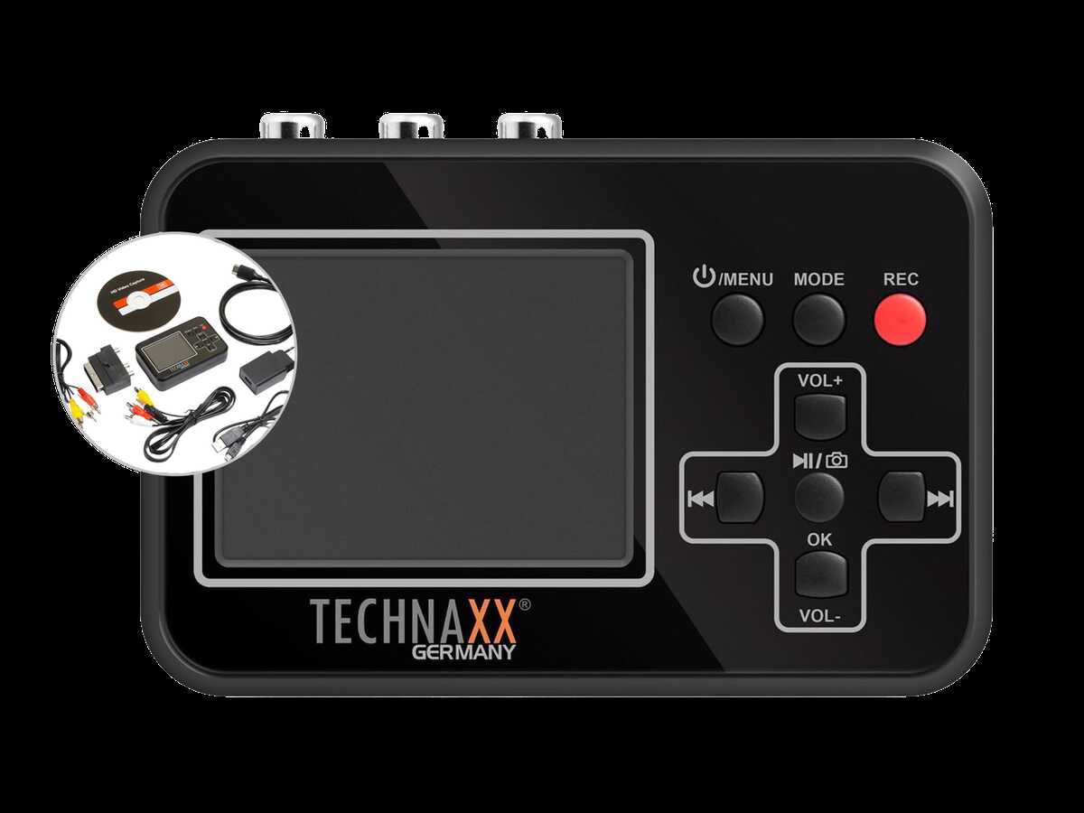 Technaxx TX 182 Retro Video Digitalisierer | Hi8, SVHS, VHS, DVD etc.