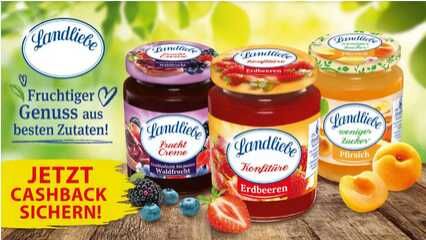 Landliebe fruchtige Brotaufstriche! 60 % Cashback Landliebe fruchtige Brotaufstriche! 60 % Cashback