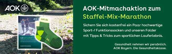 Hochwertige Sport / Funktionssocken von AOK Bayern kostenlos, nur Bayern
