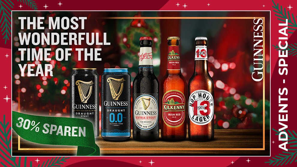 30% Cashback Guinness, Kilkenny, Hop House 13