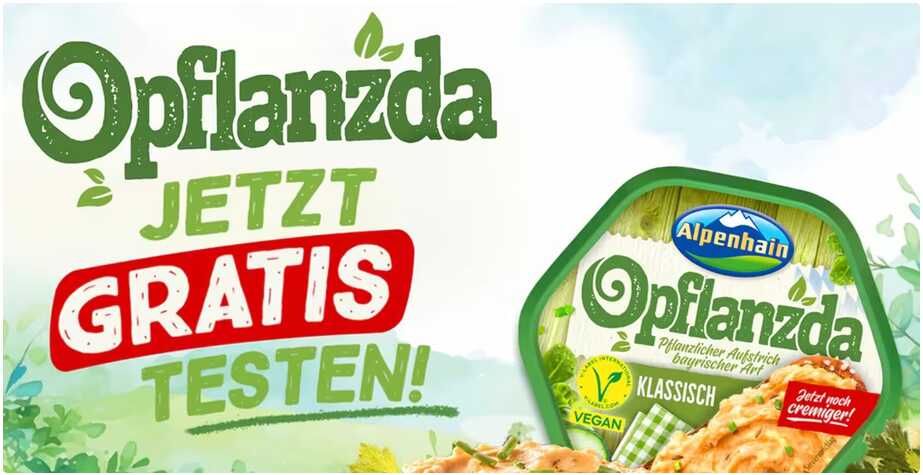 GzG Opflanzda vegane Obazda Alternative – Gratis Testen (Geld-zurück-Aktion) GzG Opflanzda vegane Obazda Alternative – Gratis Testen (Geld zurück Aktion)
