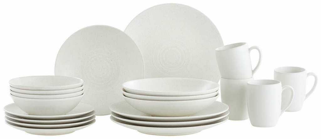 24 teiliges ASA Geschirrset aus Steingut