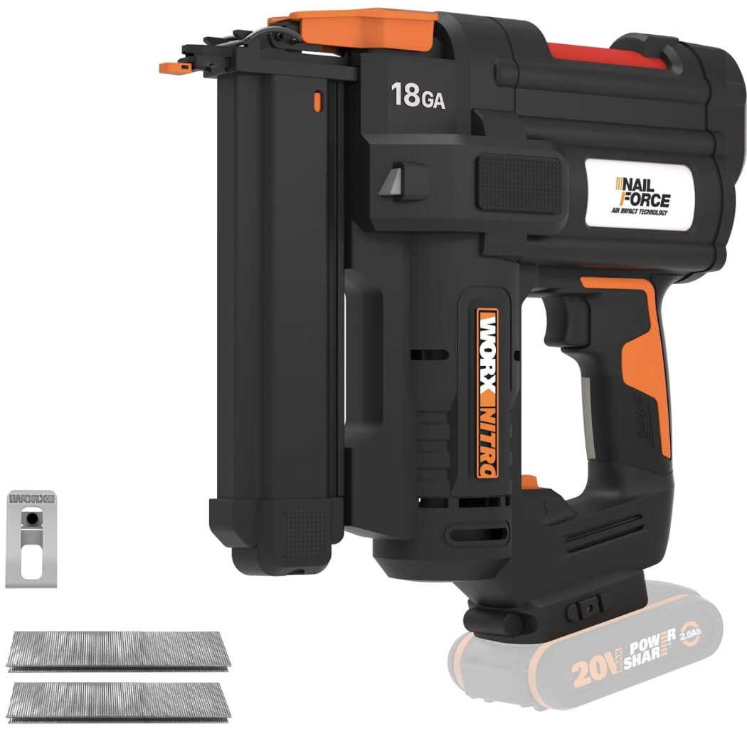 WORX WX844.9 Nitro 20V 18GA Akku Tacker für 113,28€ (statt 144€)