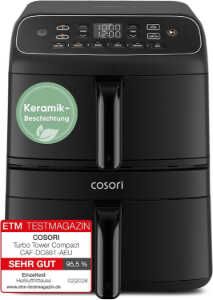 COSORI CAF-DC861 Turbo Tower Compact Heißluftfritteuse für 159,99€ statt 179,99€ COSORI CAF DC861 Turbo Tower Compact Heißluftfritteuse für 159,99€ statt 179,99€