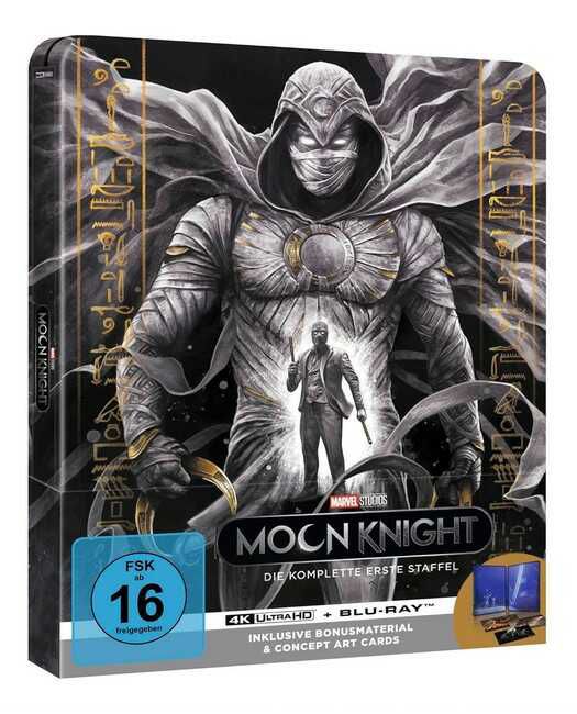 MARVEL STUDIOS Moon Knight   Staffel 1   Steelbook   Limited Edition (4K Ultra HD + Blu ray) für 53,99€ statt 59,99€