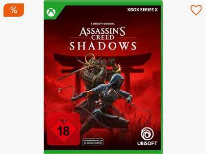 Assassins Creed Shadows   Müller Abholung 27,99€ statt 34,99€