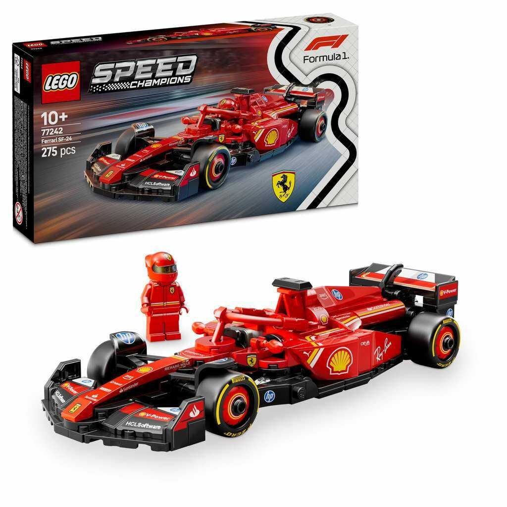 LEGO Speed Champions   Ferrari SF 24 F1 Rennauto (77242) für 16,99 Euro [Amazon Prime/Otto Lieferflat]