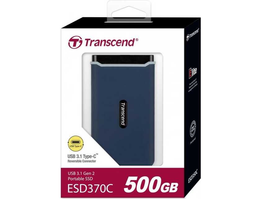 Transcend ESD370C 500GB Portable SSD  36,90€ statt 125,85€