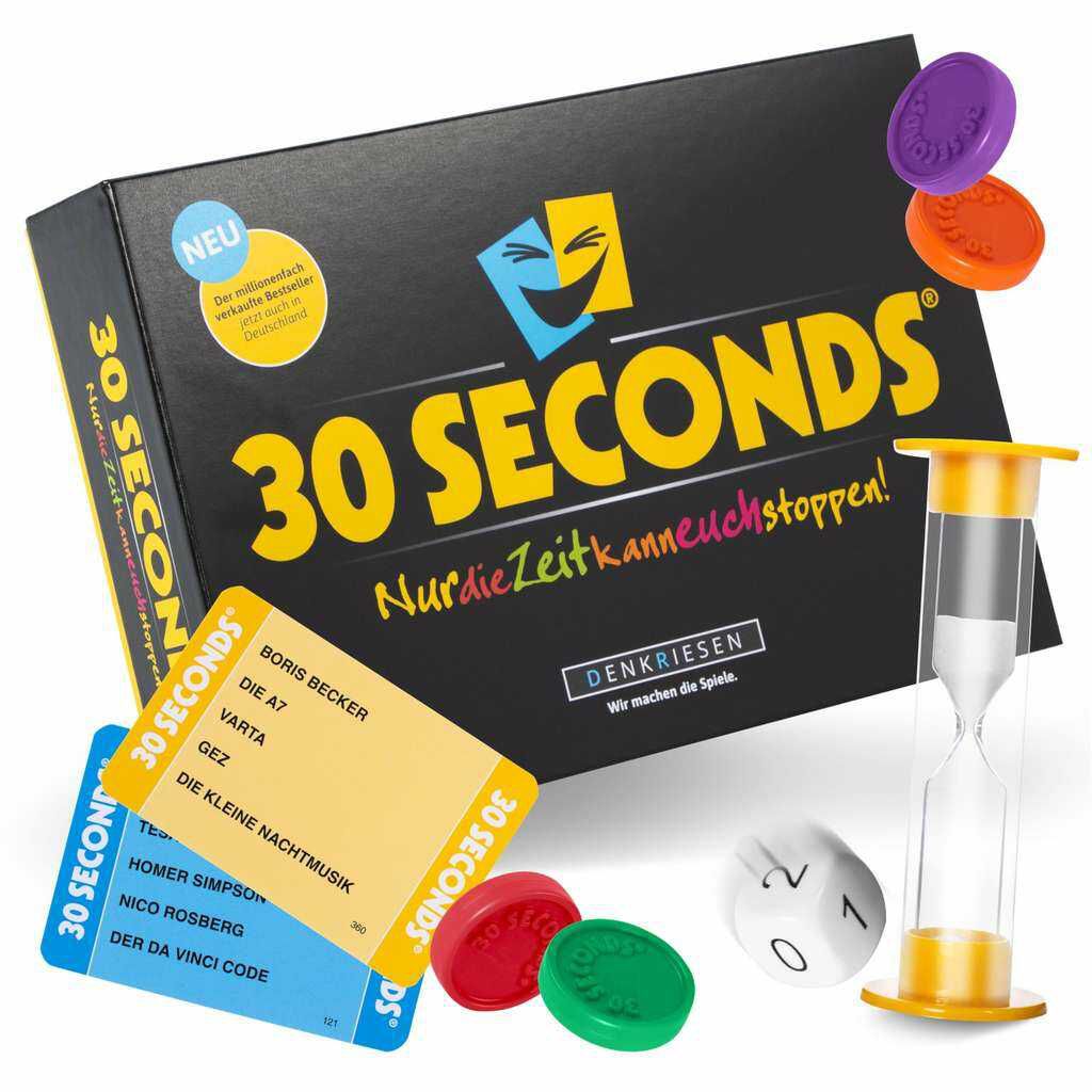 30 Seconds – Kult Partyspiel für 3 bis 16 Spieler mit 2400 Begriffen (Prime)