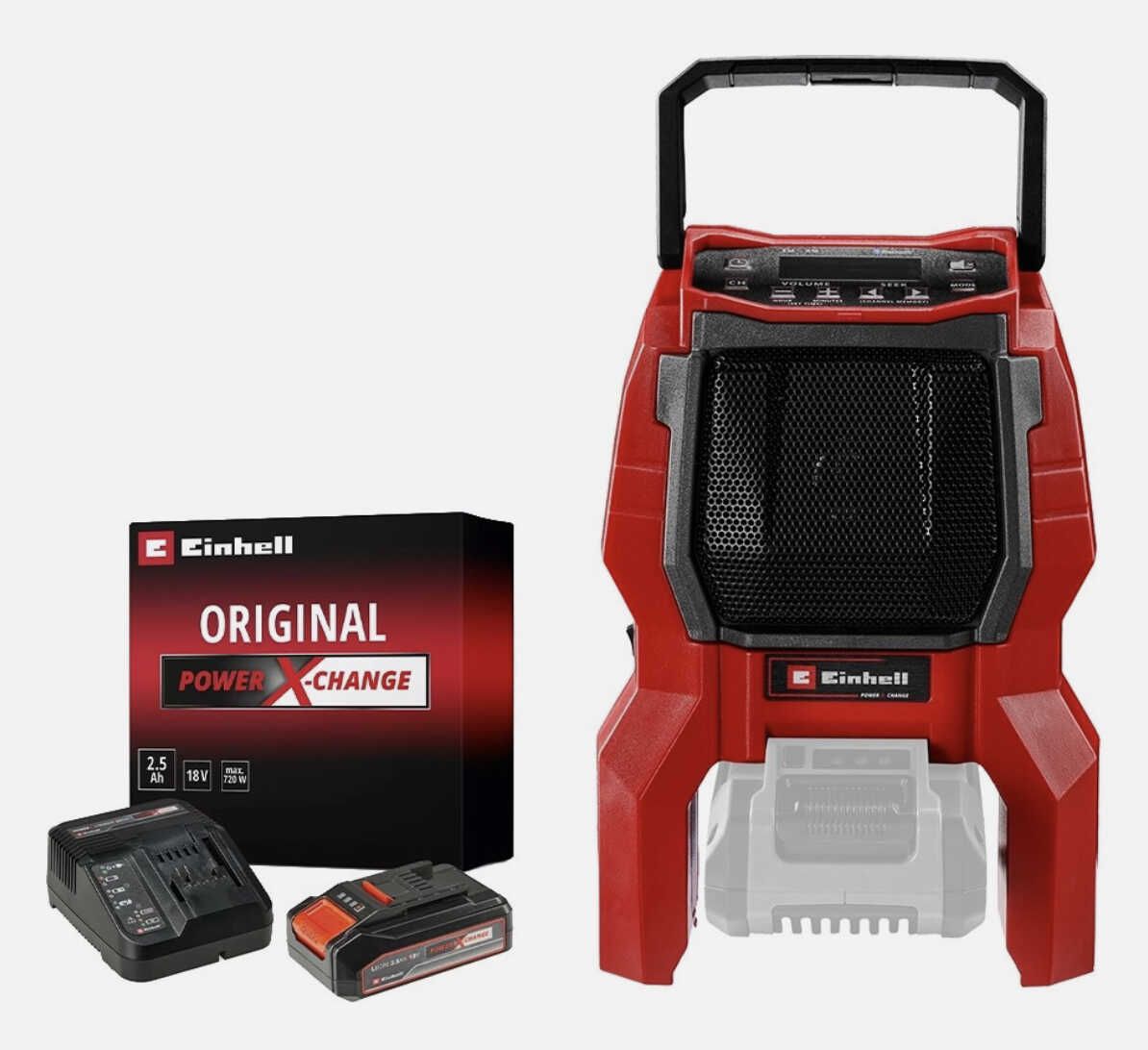 Einhell Akku Radio TC RA 18 Li BT Kit für 44,99€ statt 64,90€
