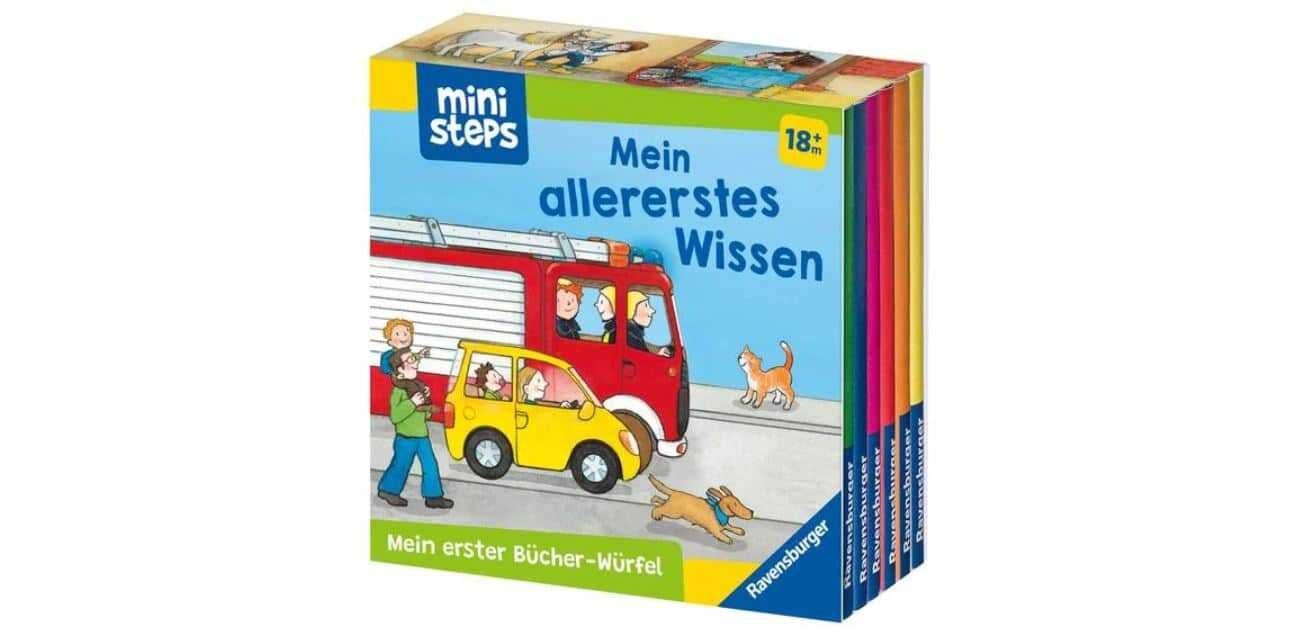 Ministeps: Mein erster Bücher Würfel: Mein allererstes Wissen (Bücher Set) für 3,99€ PVG 6,99€