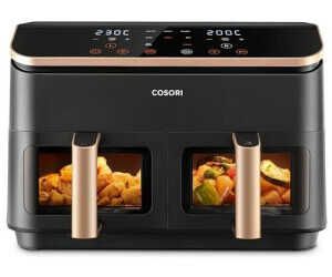 COSORI Heißluftfritteuse 2 Kammern, Airfryer Testsieger der Stiftung Warentest, 6 in 1 Dual Zone Air fryer 8,5 L für 149,99€ PVG 187,00€ 