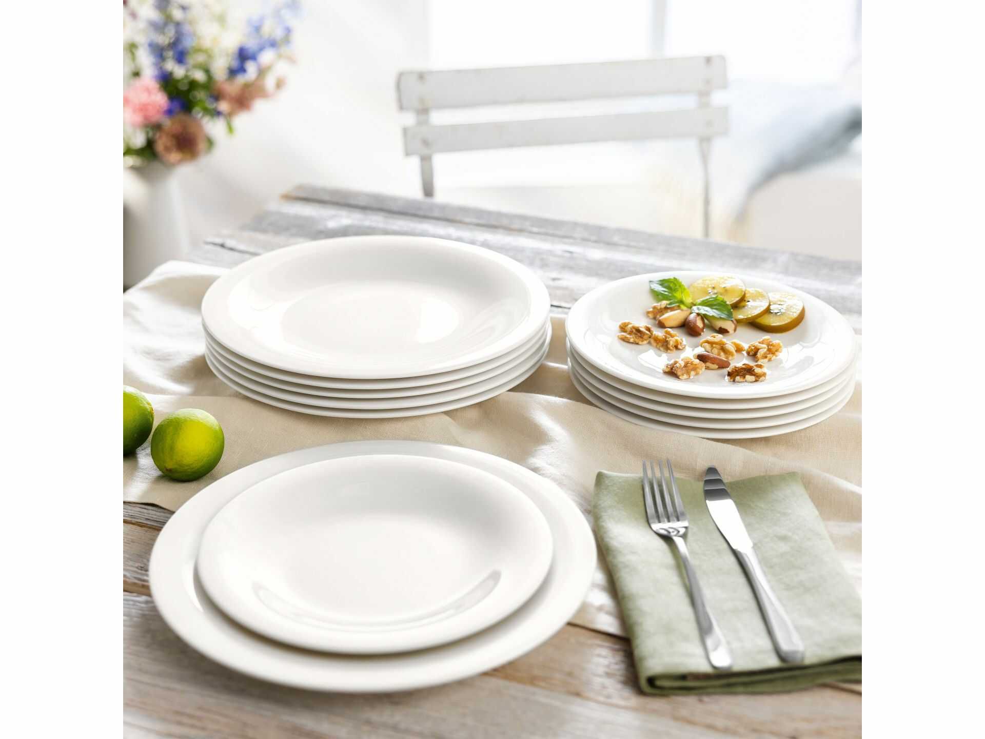 Villeroy & Boch Essential White Teller Set | 12 teilig