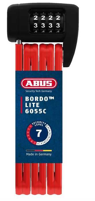 ABUS Faltschloss Bordo Lite 6055C SH mit Halterung und Zahlencode   43,99€ statt 61,94€