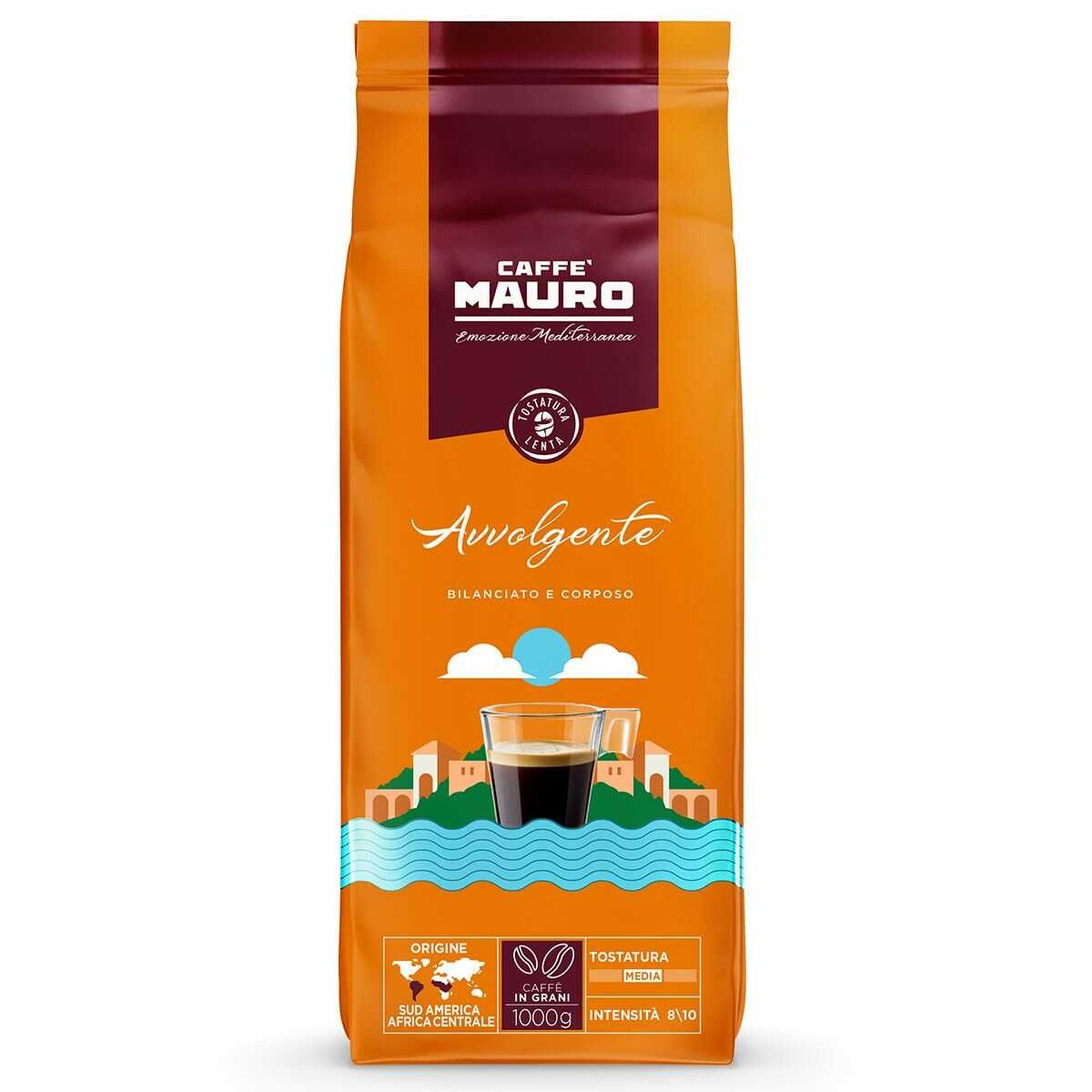 [Spar Abo] Caffè Mauro Avvolgente/Amabile/100% Arabica Kaffeebohnen 1kg (ab 9,29€/kg im 5er Abo) statt 16,23€