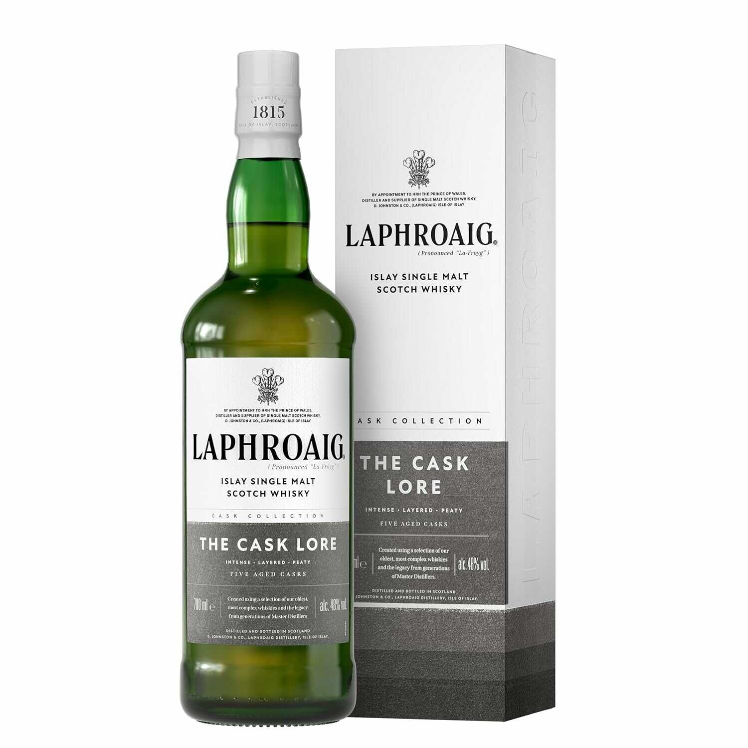 Laphroaig The Cask Lore Islay Single Malt  56,52€ statt 66,48€