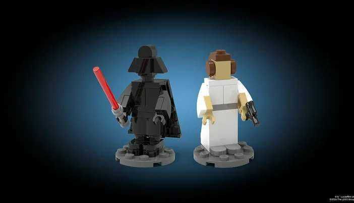 Lego Store: Baue LEGO Star Wars Darth Vader und Princess Leia und nimm sie mit nach Hause! (Nur am 04.05.)