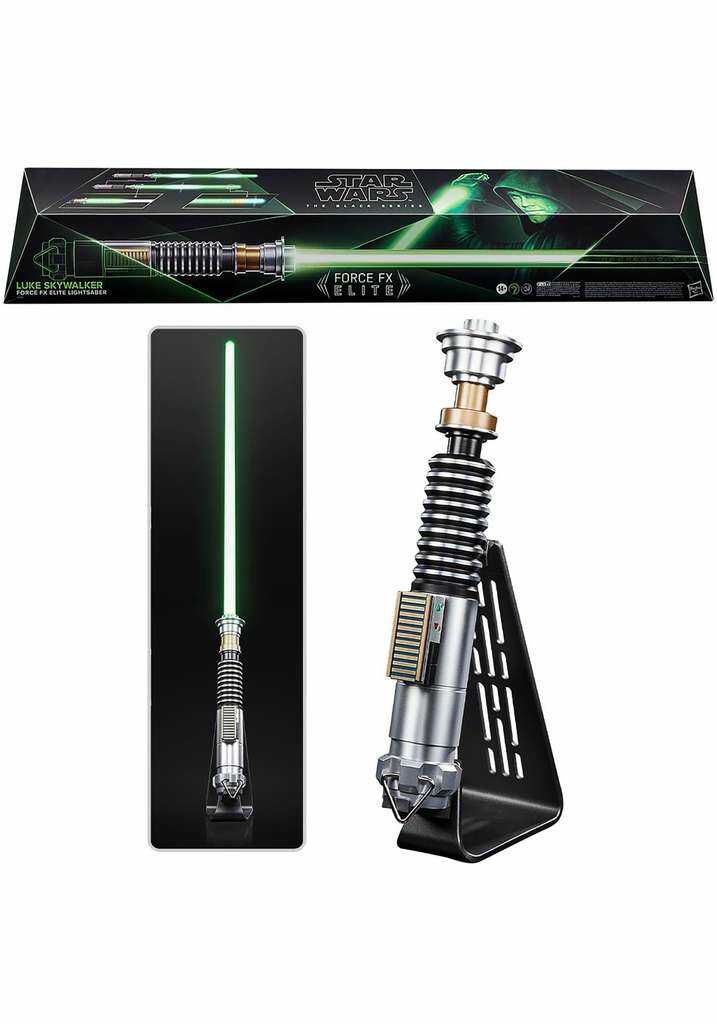 Hasbro Star Wars Wars The Black Series Luke Skywalker Force FX Elite Electronic Lightsaber für 178,10€ PVG 225,75€