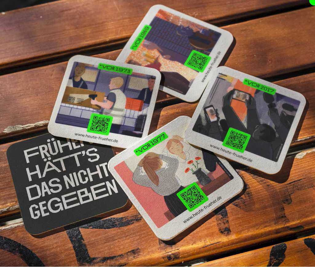 Gratis / Freebie   Bis zu 500 Bierdeckel / Für Vielfalt & Gleichberechtigung und gegen Antifeminismus / Mindestbestellmenge 50 St.