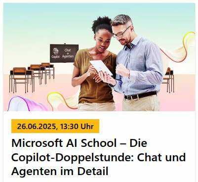 Kostenlos: Microsoft AI School – Offizielle KI Weiterbildung (Machine Learning, Azure AI, Prompt Engineering) inkl. Zertifikat