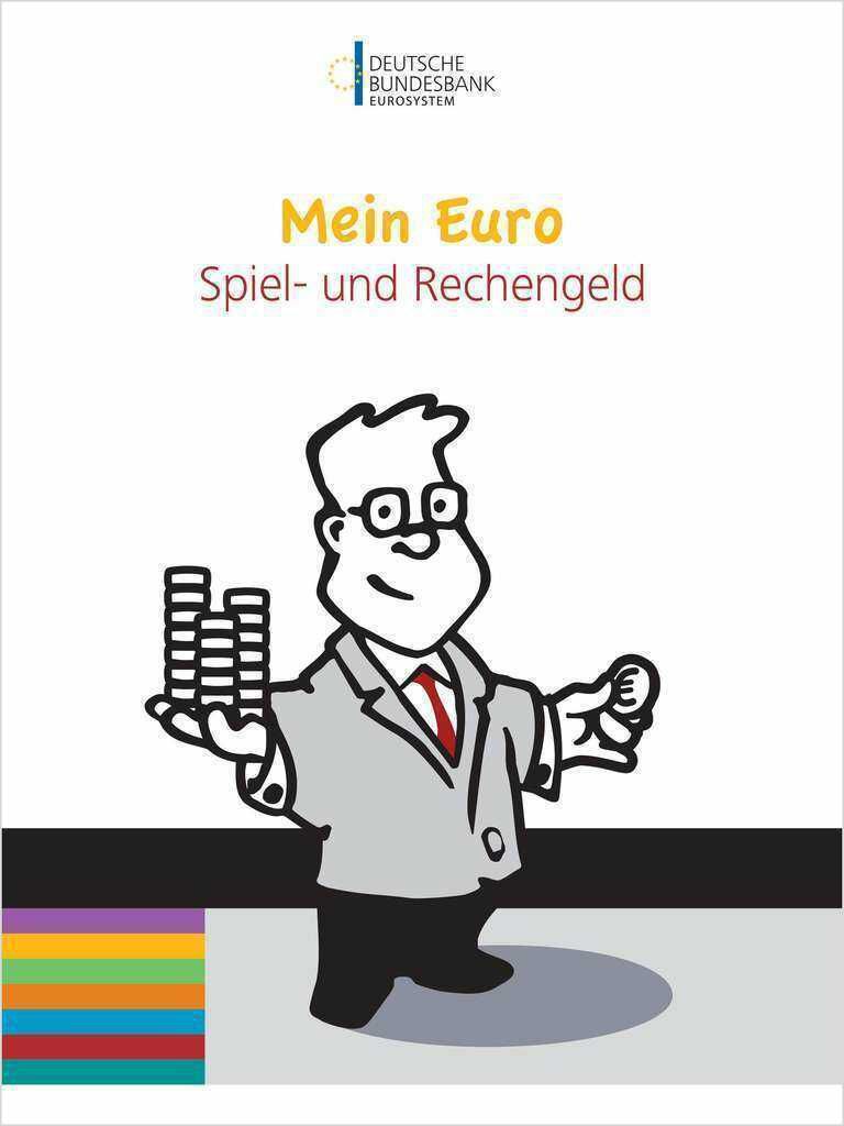 Mein Euro – Rechen  und Spielgeld in Münzen+Banknoten+Poster+Arbeitsblätter / Geld verstehen (Lehrbuch) | Die Geldexperten gratis bestellbar