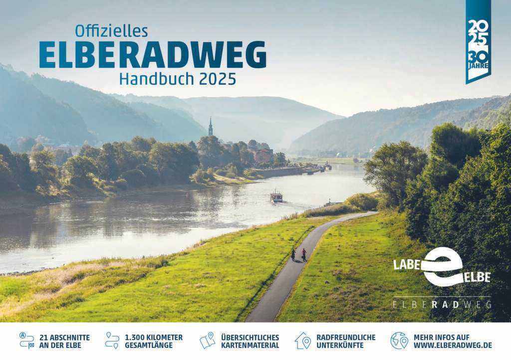 Gratis bestellbar: Elberadweg Handbuch 2025   Radreisen an der Elbe / MainRadweg / Radelparadies Franken | Guide für Fahrradtour
