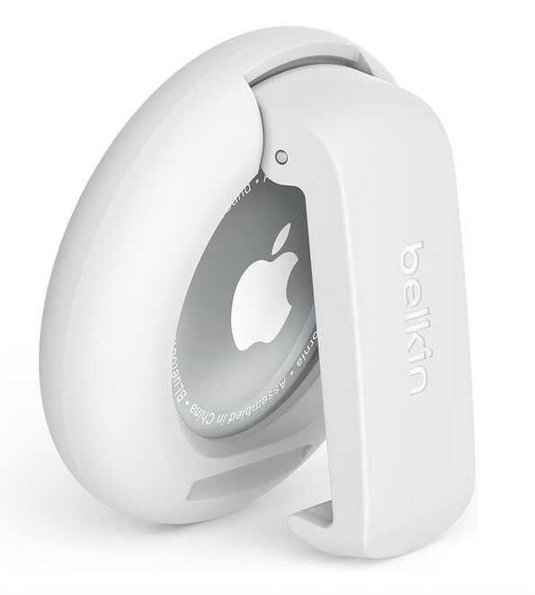 [Prime] Belkin Secure Holder Apple AirTag Hülle mit Clip (Weiß) für 4,26€ statt 7,47€