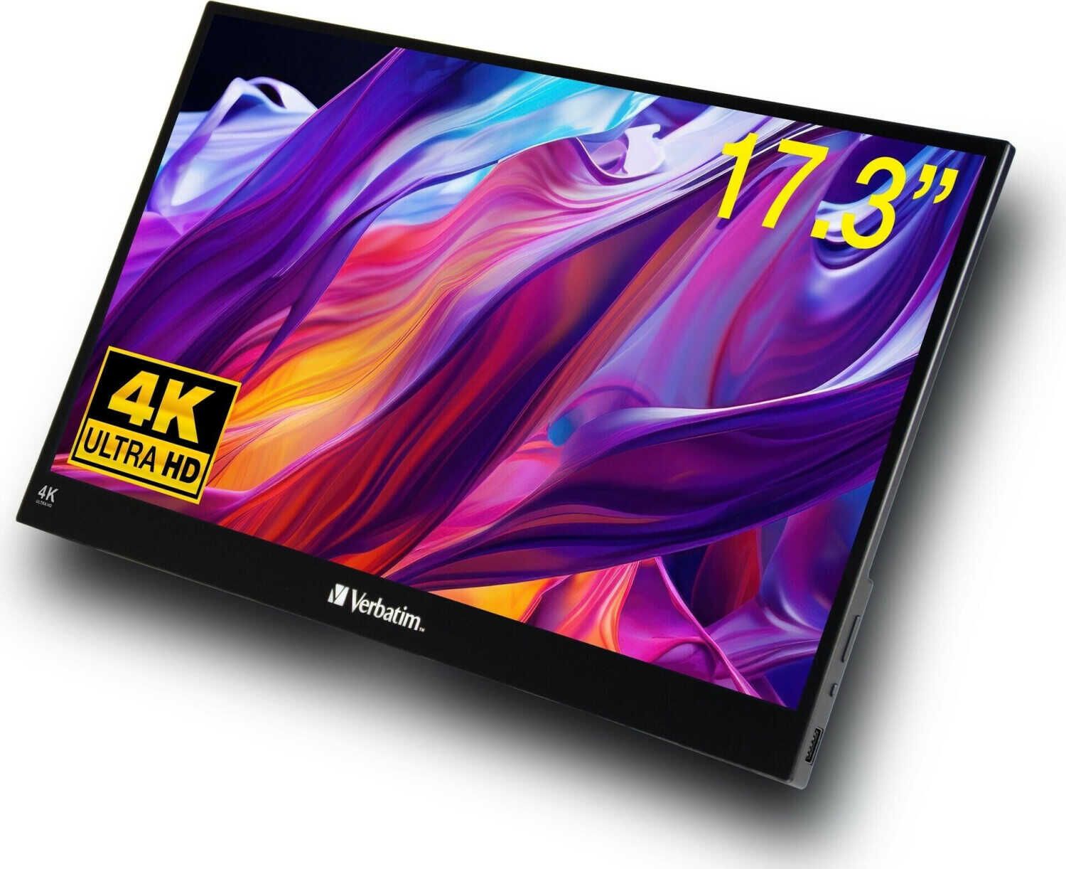 Verbatim PMT 17 4K tragbarer Touchscreen Monitor | 17,3 | 4K