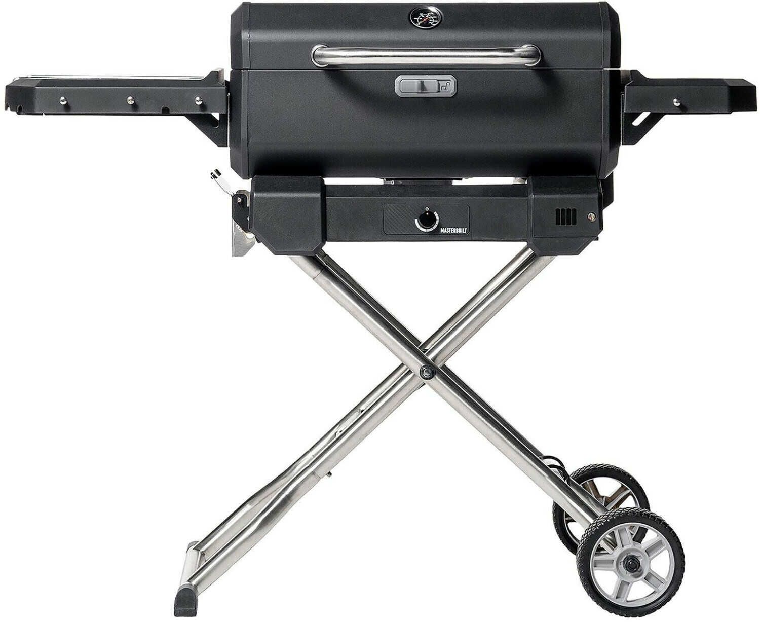 Masterbuilt tragbarer Holzkohlegrill mit klappbarem Unterwagen Masterbuilt tragbarer Holzkohlegrill mit klappbarem Unterwagen