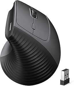 [Prime] UGREEN 2.4G Maus Kabellos Vertikale Ergonomische Maus für Windows/Mac OS uzw, 1000/1600/2000/4000 DPI, 6 Tasten (2.4G
