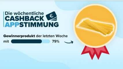 Spaghetti € 0,50 Cashback