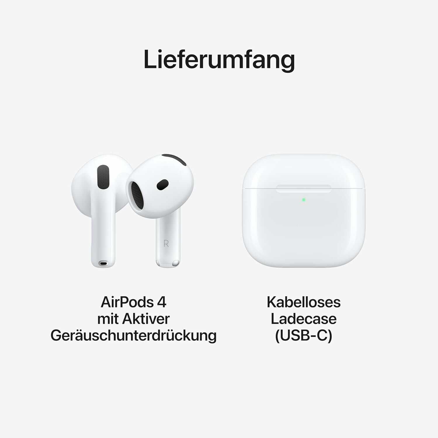 Apple AirPods 4 Kabellose Kopfhörer, Bluetooth Kopfhörer mit aktiver Geräuschunterdrückung für 141€ PVG 159€ Apple AirPods 4 Kabellose Kopfhörer, Bluetooth Kopfhörer mit aktiver Geräuschunterdrückung für 141€ PVG 159€