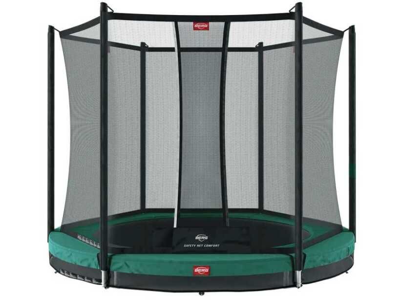 BERG Bodentrampolin Favorit InGround 330 (Grün) + Sicherheitsnetz Comfort  615€ statt 739€