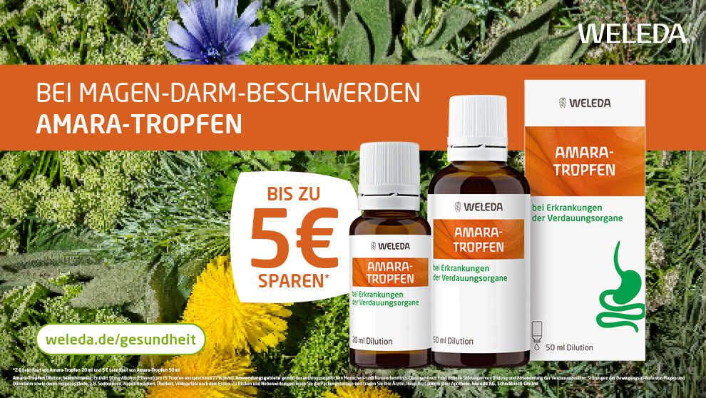 100% Cashback Amara Tropfen 20ml & 50ml