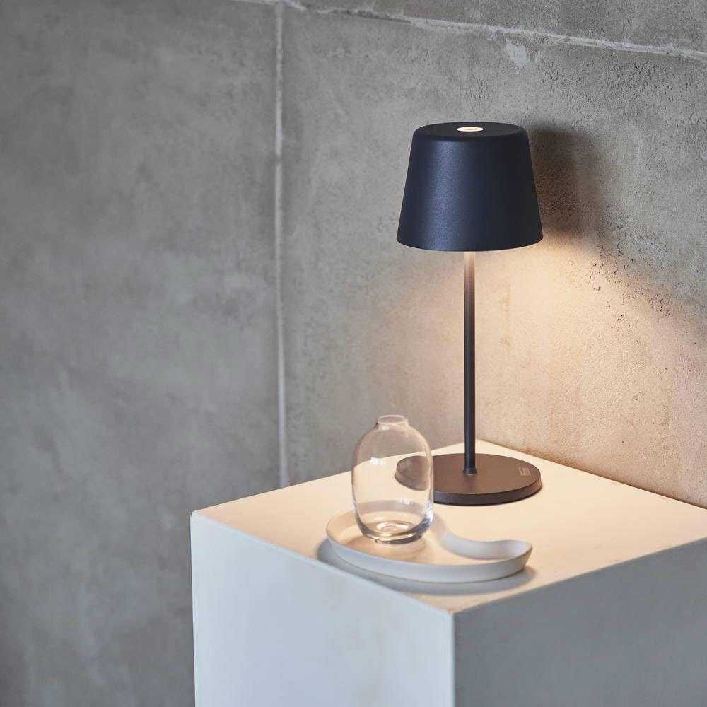 LED Akku Tischleuchte (IP65, 2,2 Watt, 150 lm, dimmbar, warmweiß