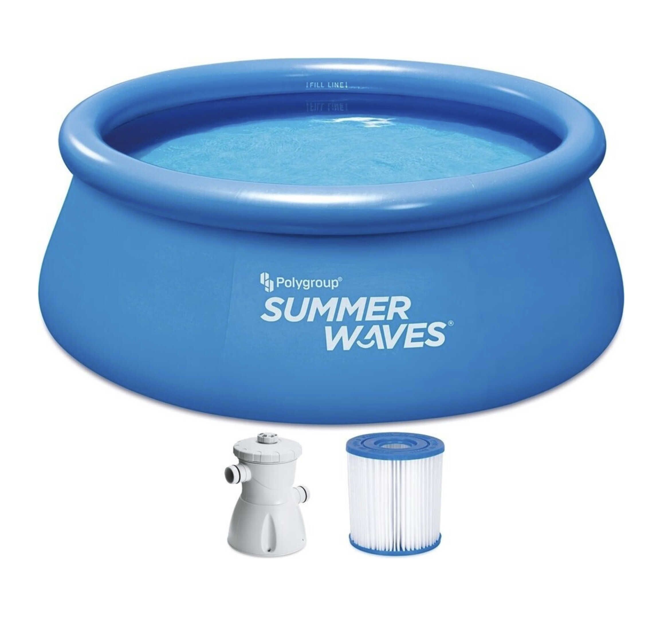 Summer Waves Quick Up Komplett-Set, 244cm für 69,75€ statt 97,99€ Summer Waves Quick Up Komplett Set, 244cm für 69,75€ statt 97,99€