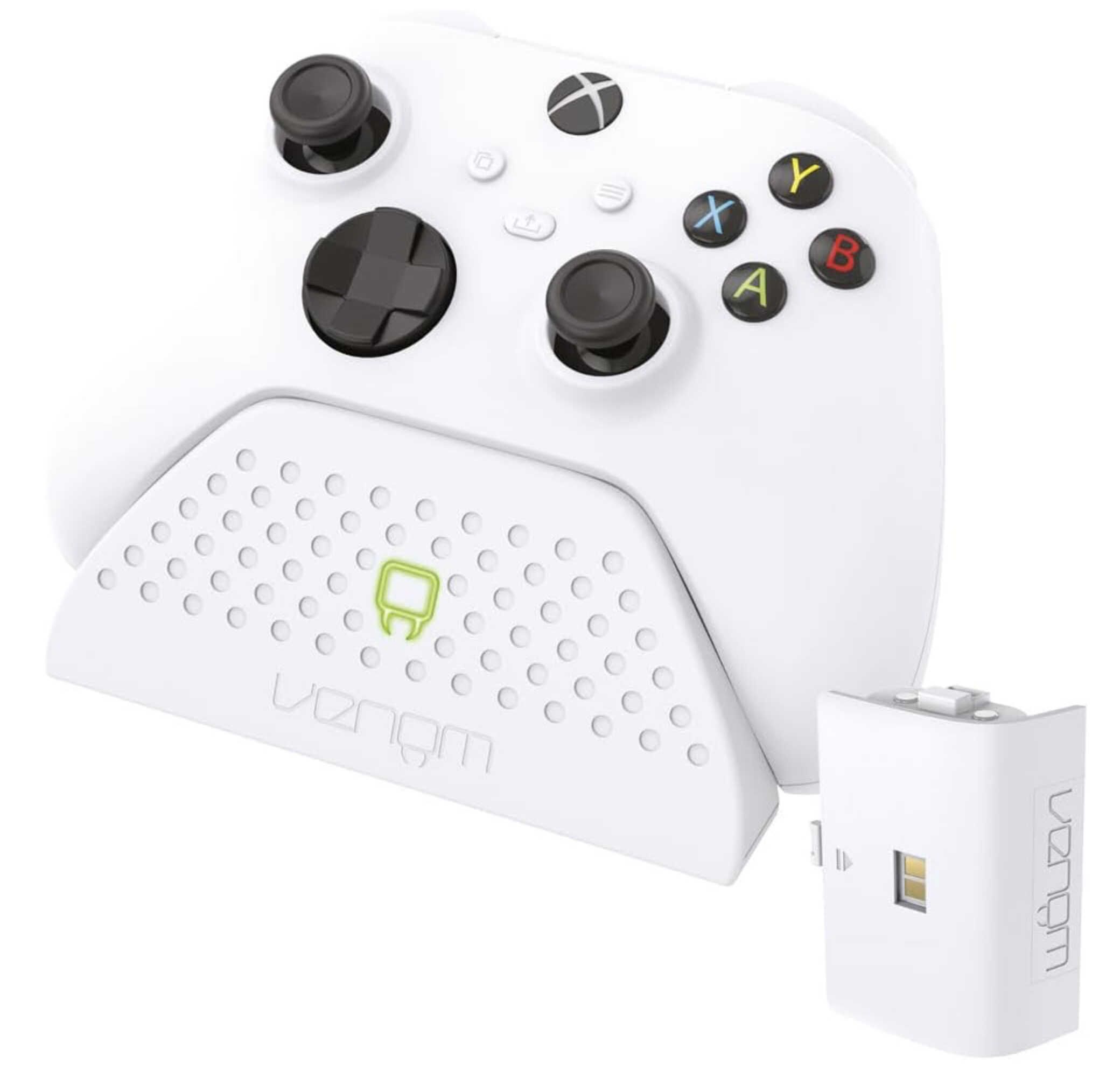 Venom Ladestation mit wiederaufladbarem Akku   Weiß (Xbox Series X & S/Xbox One) ab 7,08€ statt 14,87€