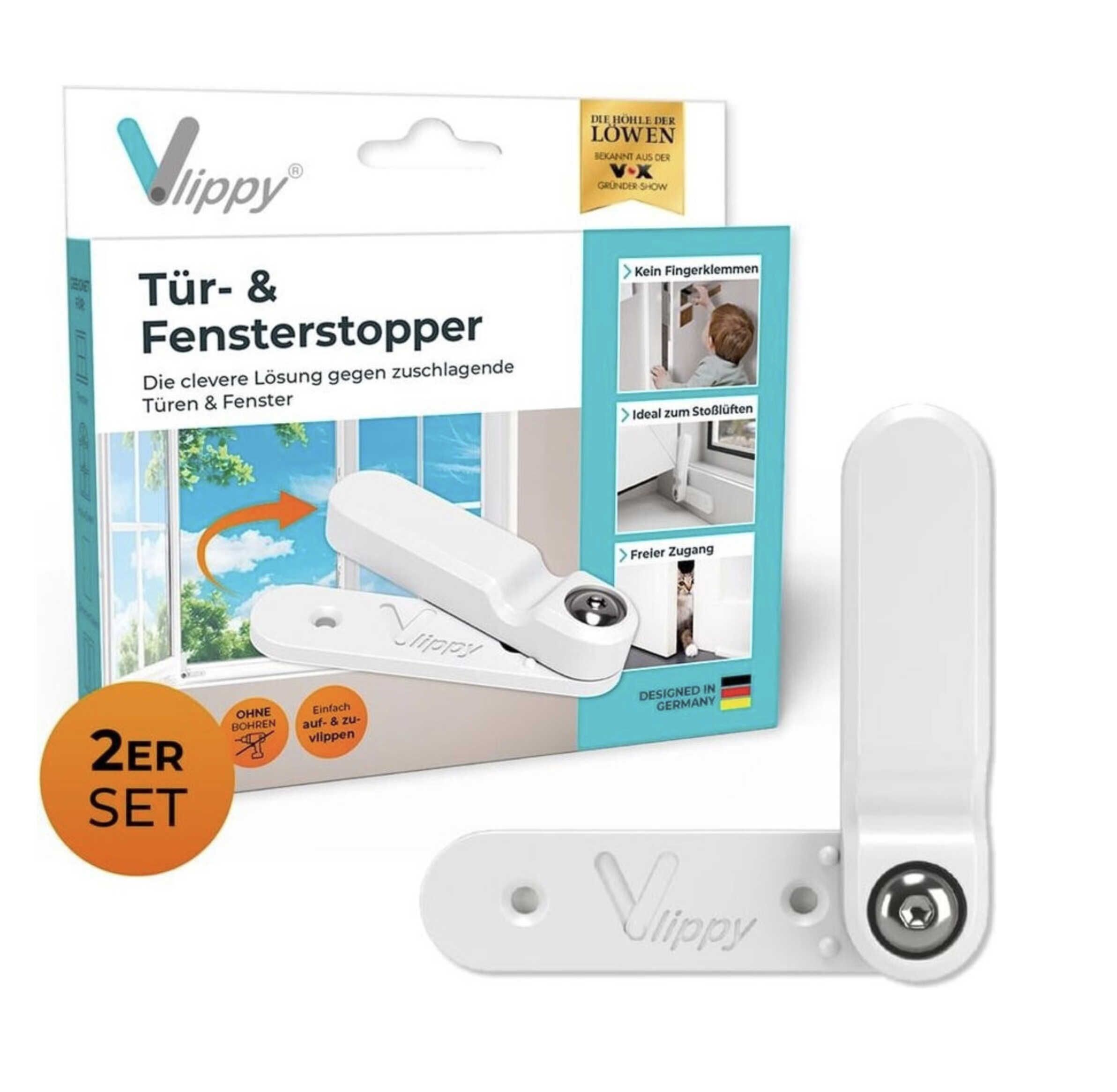 2x Vlippy Tür- und Fensterstopper für 14,99€ statt 18,94€ 2x Vlippy Tür und Fensterstopper für 14,99€ statt 18,94€
