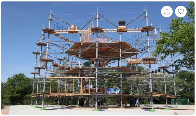 Tageskarte zum Klettern im Hochseilgarten In Wiesloch Nähe Heidelberg 15,49€ statt 24,90€ Tageskarte zum Klettern im Hochseilgarten In Wiesloch Nähe Heidelberg 15,49€ statt 24,90€